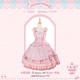 Mademoiselle Pearl Sanrio Cinnamoroll Cherry Themed Blouse Cutsew JSK and OP(Reservation/2 Colours/Full Payment Without Shipping)